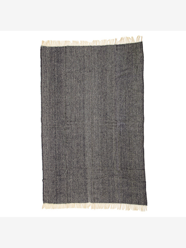 Balkanova Vlnená deka Elma XIII - tmavomodrá indigová