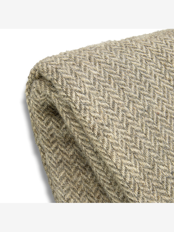 Balkanova Vlnená deka Elma IX - prírodná sivá