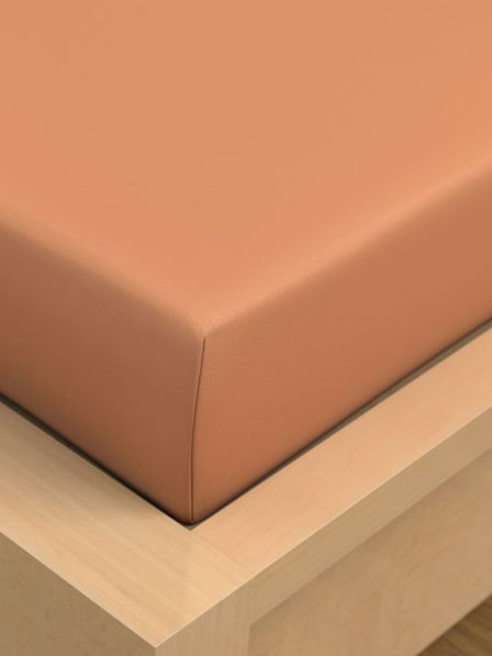 Kvalitex Bavlnené prestieradlo 150x230cm marhuľová