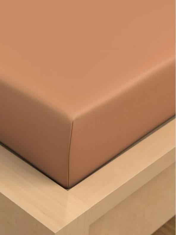 Kvalitex Bavlnené prestieradlo 150x230cm béžová