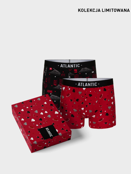 Atlantic Pánske boxerky Love ATLANTIC 2Pack
