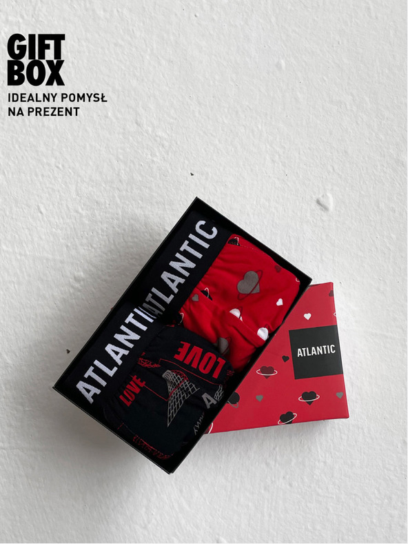 Atlantic Pánske boxerky Love ATLANTIC 2Pack