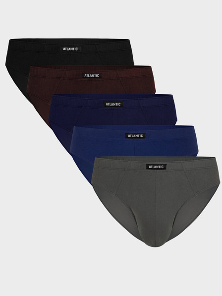Atlantic Klasické pánske nohavičky ATLANTIC 5Pack