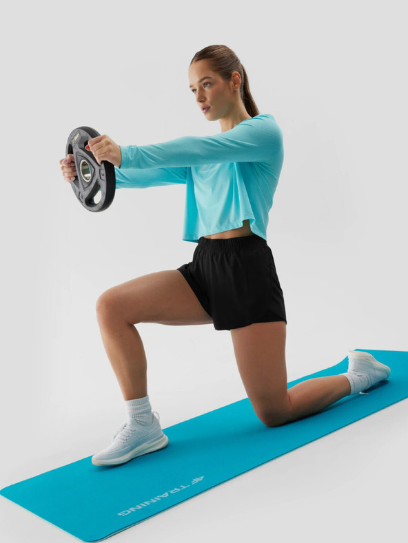 4F Dámske športové rýchloschnúce tričko s dlhým rukávom voľné 4F