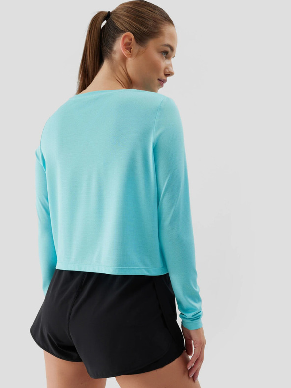 4F Dámske športové rýchloschnúce tričko s dlhým rukávom voľné 4F