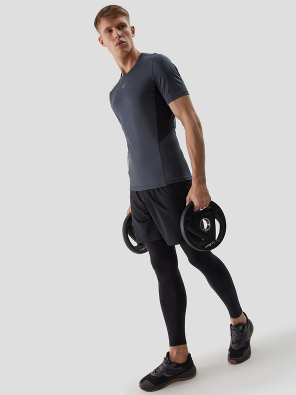 4F Pánske športové tričko slim fit z recyklovaných materiálov 4F