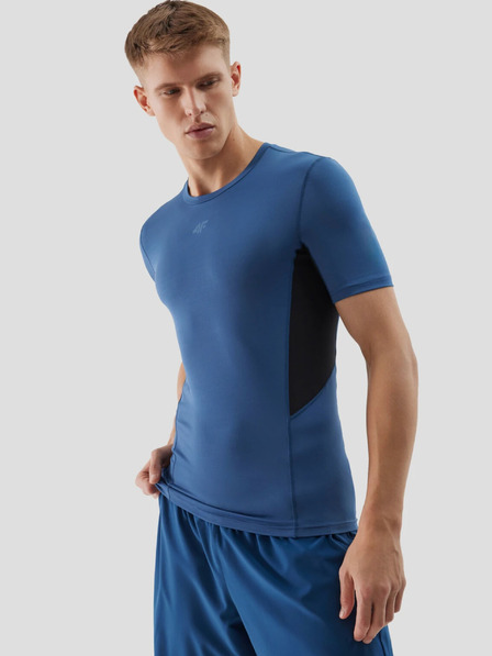 4F Pánske športové tričko slim fit z recyklovaných materiálov 4F