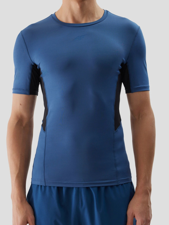 4F Pánske športové tričko slim fit z recyklovaných materiálov 4F