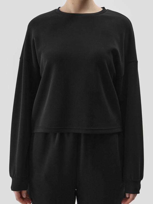 4F Dámska mikina bez zipsu s prídavkom modalu 4F