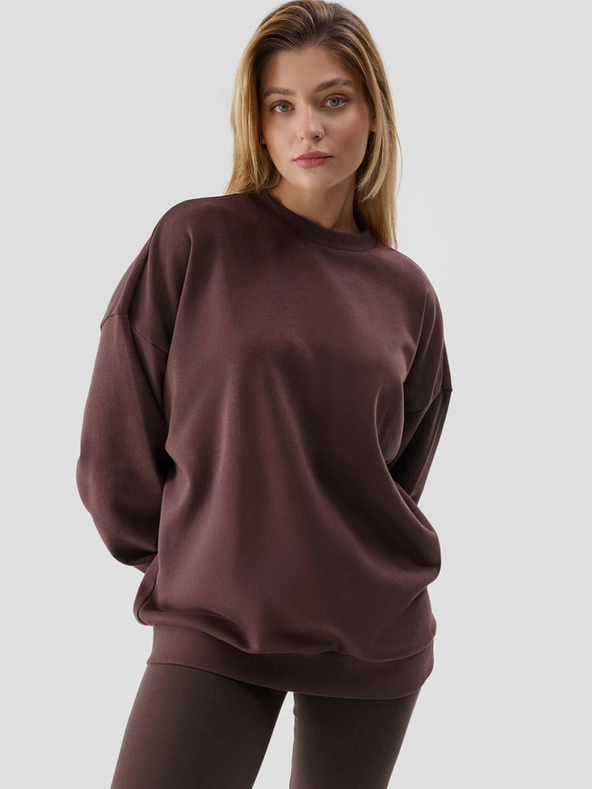 4F Dámska nadrozmerná mikina bez zipsu a bez kapucne 4F