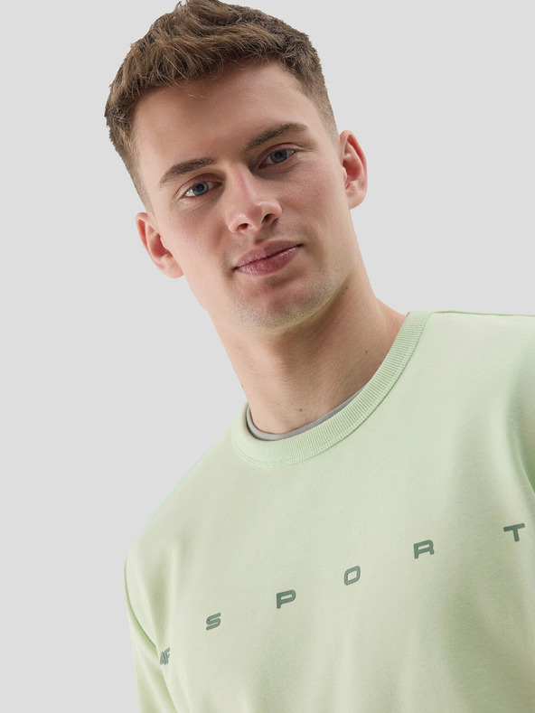 4F Pánska mikina bez zipsu a bez kapucne 4F