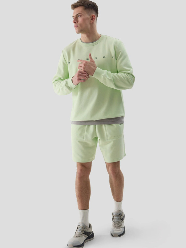 4F Pánska mikina bez zipsu a bez kapucne 4F