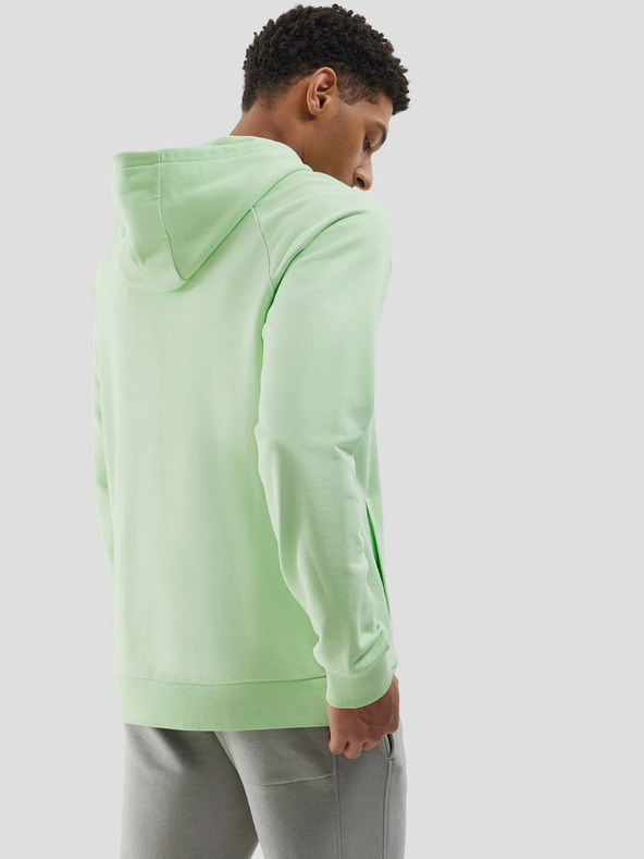 4F Pánska mikina z organickej bavlny bez zipsu a kapucne 4F