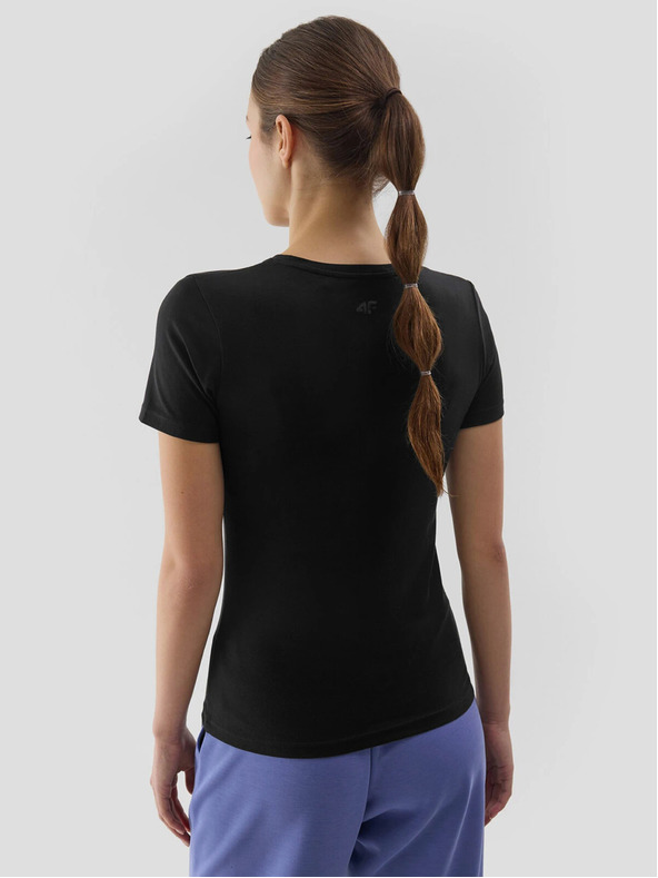 4F Dámske hladké slim tričko 4F