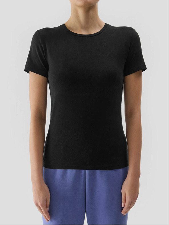 4F Dámske hladké slim tričko 4F