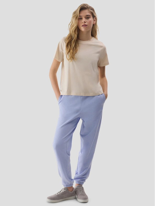 4F Dámske hladké tričko s potlačou z organickej bavlny 4F