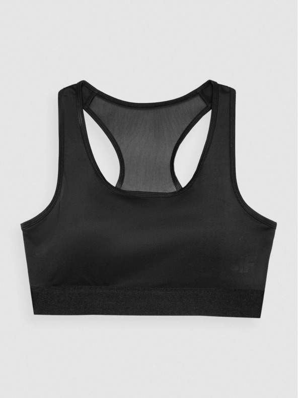 4F Dámska športová podprsenka s nízkou podporou 4F s recyklovanými materiálmi