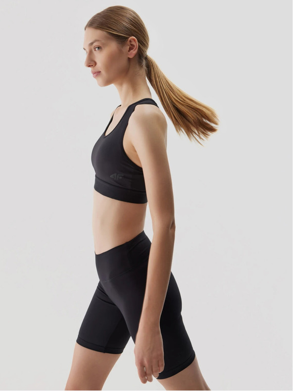 4F Dámska športová podprsenka s nízkou podporou 4F s recyklovanými materiálmi