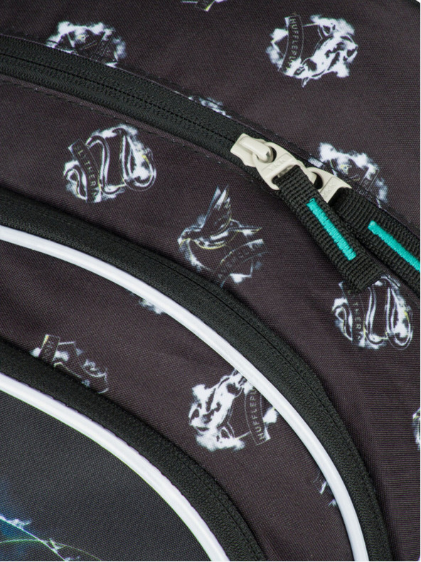 BAAGL  Čierna školská súprava - batoh, penál, taška Baagl Core Harry Potter Bradavice