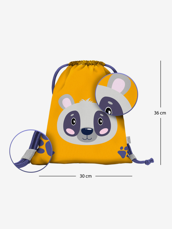 BAAGL  Žltá taška pre predškolákov Baagl Mýval