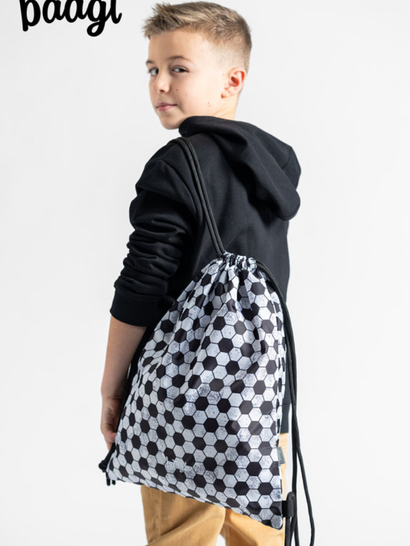 BAAGL  Čierna školská taška Baagl Goal