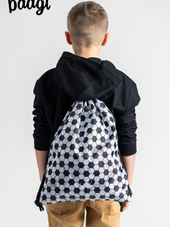 BAAGL  Čierna školská taška Baagl Goal