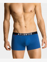 Atlantic 3-PACK pánske boxerky ATLANTIC - ružová, modrá, námornícka