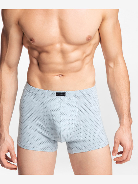 Atlantic 3-PACK Pánske boxerky ATLANTIC Blue/Navy/Grey