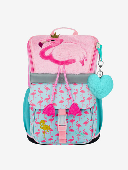 BAAGL  Ružová školská taška Zippy Baagl Flamingo