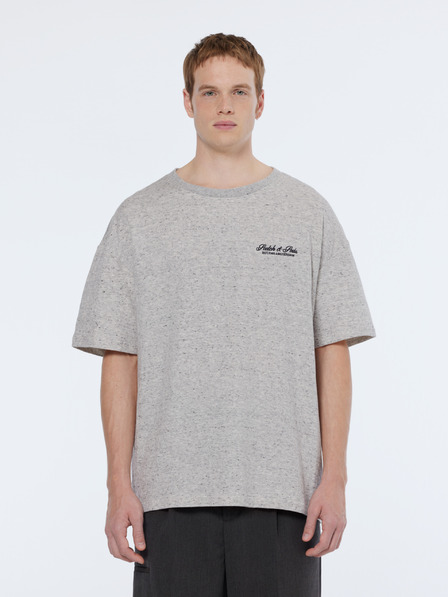 Scotch & Soda Šedé pánske tričko Scotch & Soda
