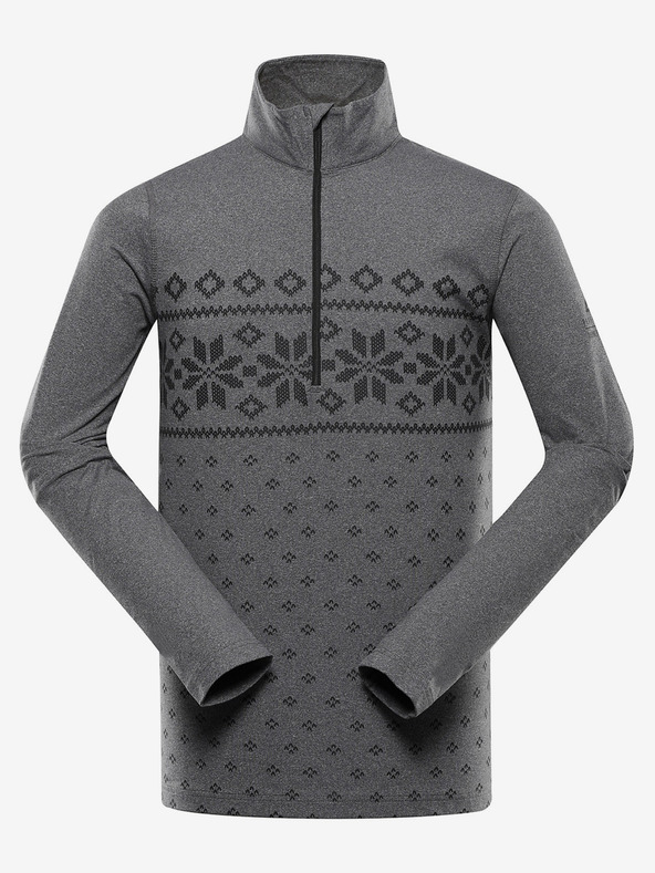 ALPINE PRO Pánske rýchloschnúce tričko ALPINE PRO STANS tm. true gray variant PC
