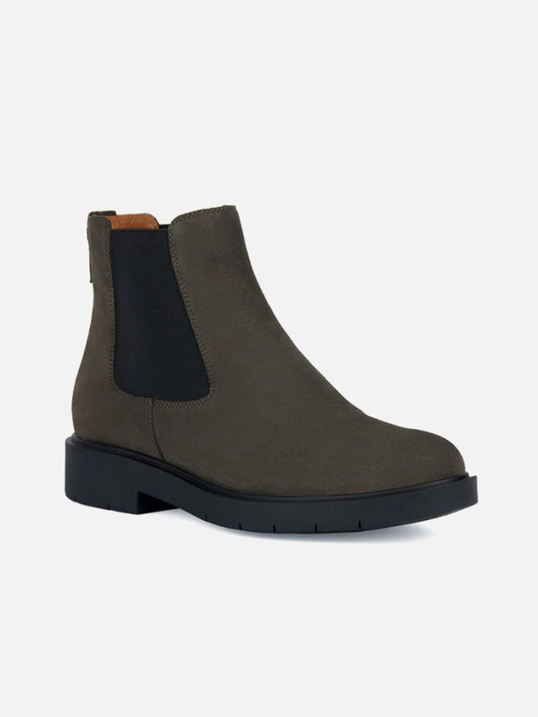 Geox Šedé dámske členkové topánky Geox Spherica EC1