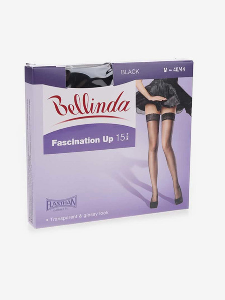 Bellinda Čierne dámske pančuchové nohavice Bellinda FASCINATION UP 15 DEN