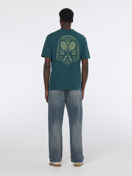 Scotch & Soda Tmavozelená pánska košeľa Scotch & Soda