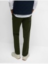 Marks & Spencer Slim fit chino nohavice The Ultimate Marks & Spencer zelené