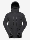 ALPINE PRO Pánska lyžiarska bunda s membránou ptx sneh ALPINE PRO REAS dk.true gray