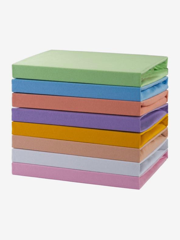 Kvalitex Jersey detské prestieradlo 70x140cm lososové Kvalitex