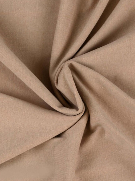 Kvalitex Jersey detské prestieradlo 70x140cm svetlo béžové Kvalitex