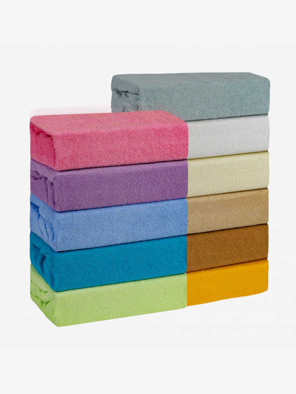 Kvalitex Froté dojčenské prestieradlo 70x140cm svetlozelené Kvalitex