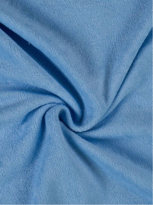 Kvalitex Froté dojčenské prestieradlo 70x140cm svetlomodré Kvalitex