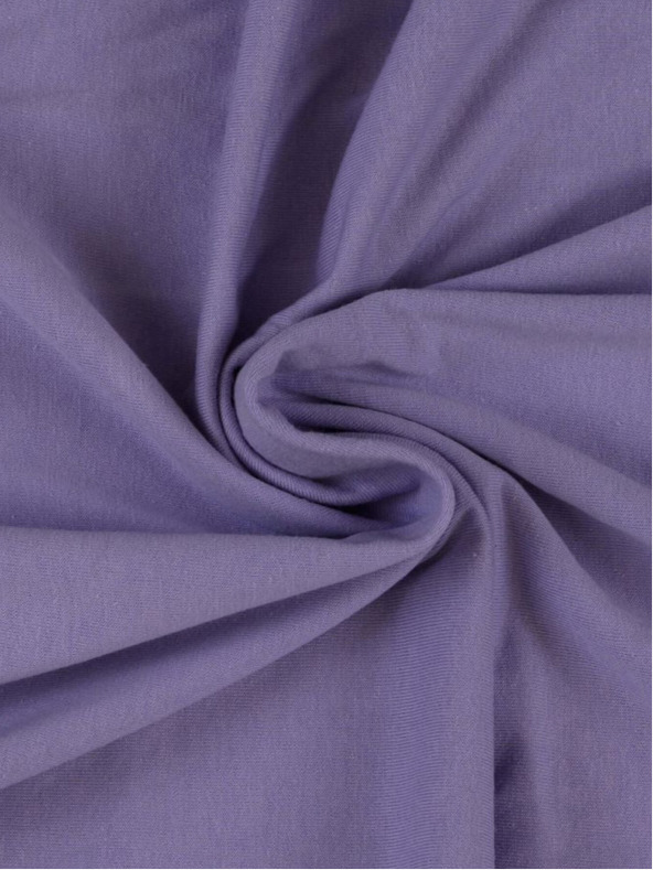 Kvalitex Jersey detské prestieradlo 60x120cm svetlo fialové Kvalitex