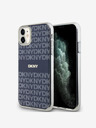 DKNY Zadný kryt PC/TPU Repeat Pattern Tonal Stripe Magsafe pre iPhone 11 Blue DKNY