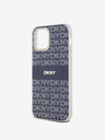 DKNY Zadný kryt PC/TPU Repeat Pattern Tonal Stripe Magsafe pre iPhone 12/12 Pro Blue DKNY