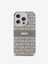 DKNY Zadný kryt PC/TPU Repeat Pattern Tonal Stripe Magsafe pre iPhone 14 Pro Max Beige DKNY