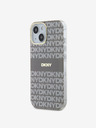 DKNY Zadný kryt PC/TPU Repeat Pattern Tonal Stripe Magsafe pre iPhone 15 Beige DKNY