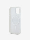 DKNY Zadný kryt PC/TPU Repeat Pattern Tonal Stripe Magsafe pre iPhone 15 Beige DKNY