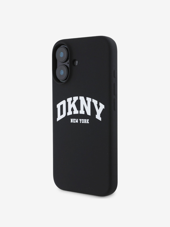 DKNY DKNY Liquid Silicone Arch Logo MagSafe zadný kryt pre iPhone 16 Plus Black