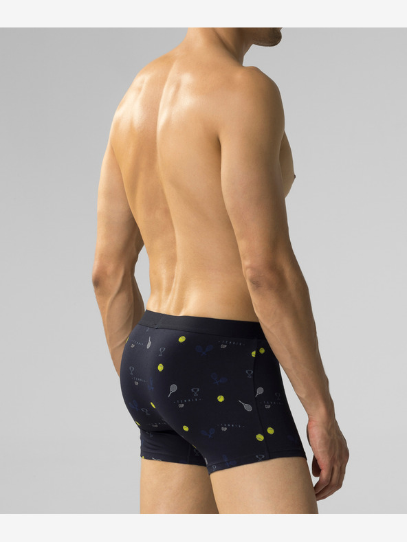 Atlantic Pánske boxerky ATLANTIC 3Pack - tmavomodré