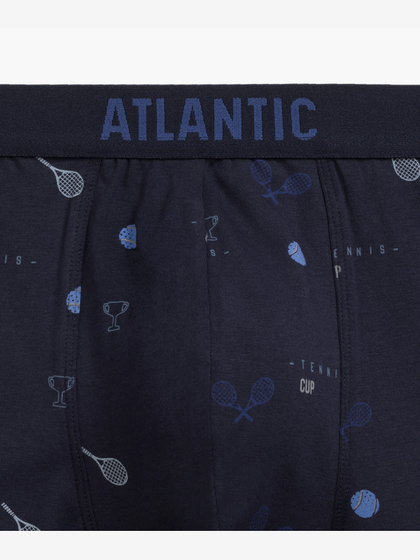 Atlantic Pánske boxerky ATLANTIC 3Pack - tmavomodré