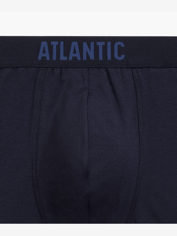 Atlantic Pánske boxerky ATLANTIC 3Pack - tmavomodré
